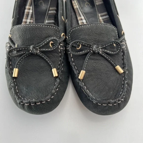 B.Ø.C Born Women's Black Leather Loafer size 7.5M - Picture 6 of 8